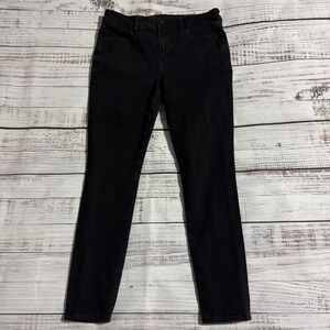 American Eagle AE‎ High Rise Jeggings Black Women's 10 (Fits 31x27)